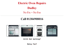 Tablet Screenshot of ovenrepairsdudley.co.uk